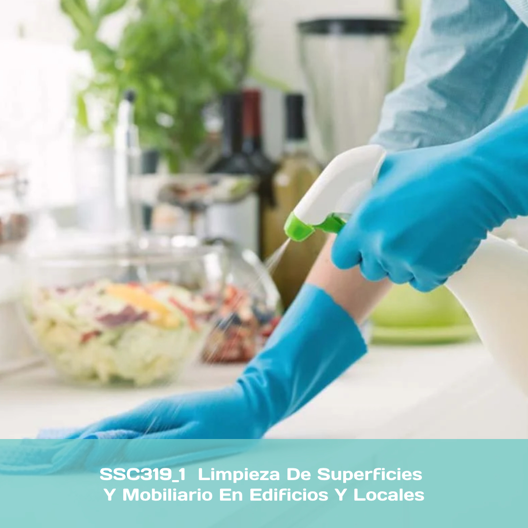 SSCM0108 Limpieza De Superficies Y Mobiliario En Edificios Y Locales